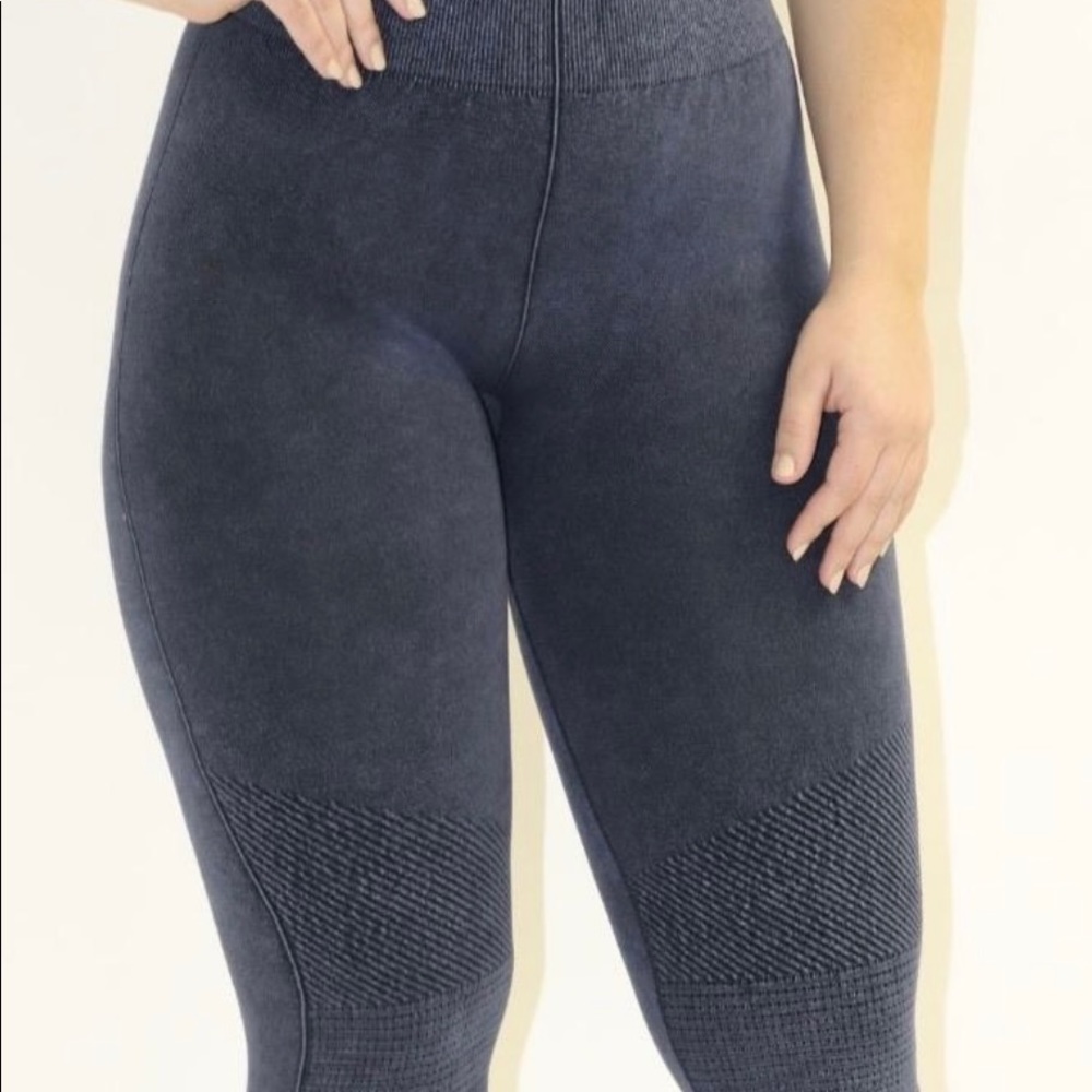 Denim Fade Leggings by Naturyl By NBK